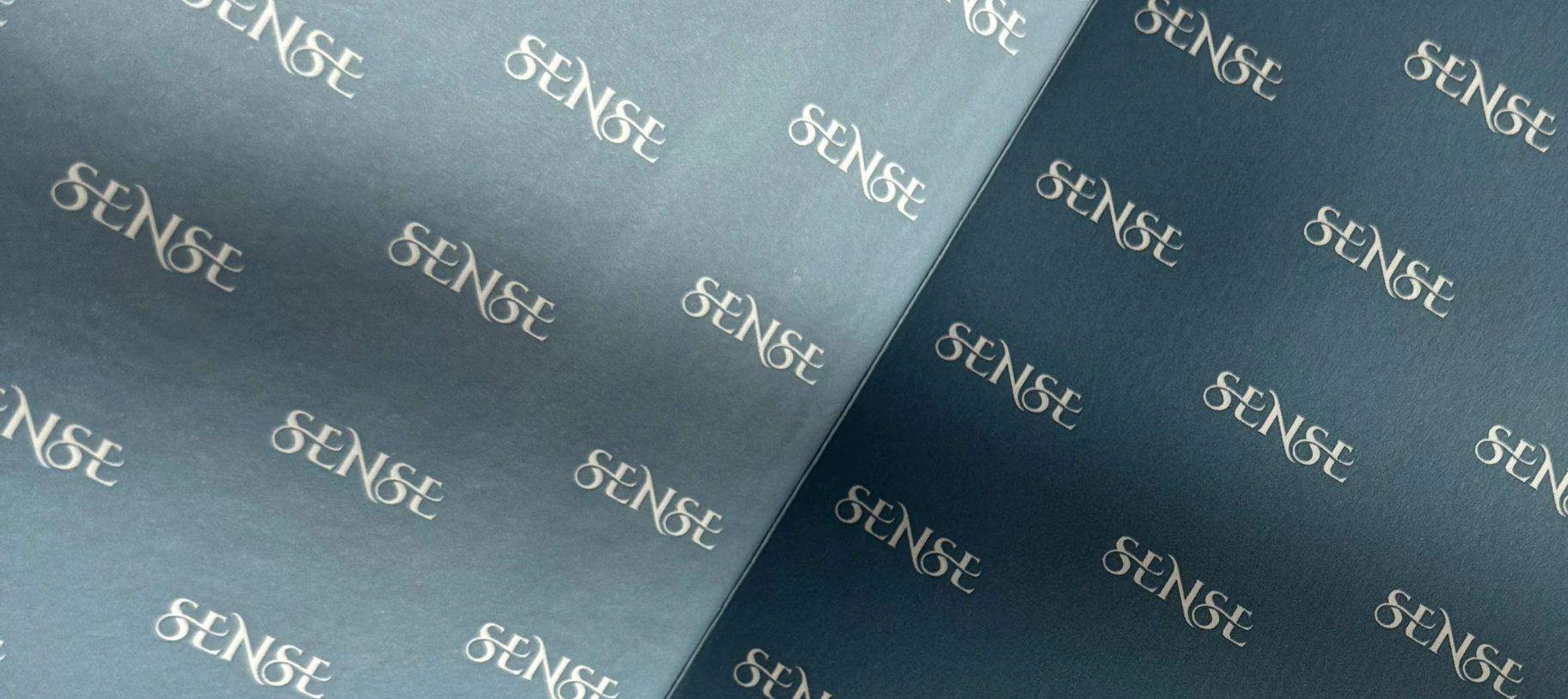 Фірмовий пакувальний папір SENSE із логотипами